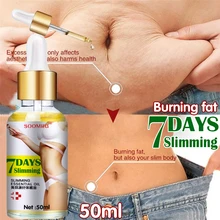  Plant Essential Oils Healthy Lose Weight Heating Dissolve Fat Slimming Essential Oil for Whole Body 10/20/30/50ML 