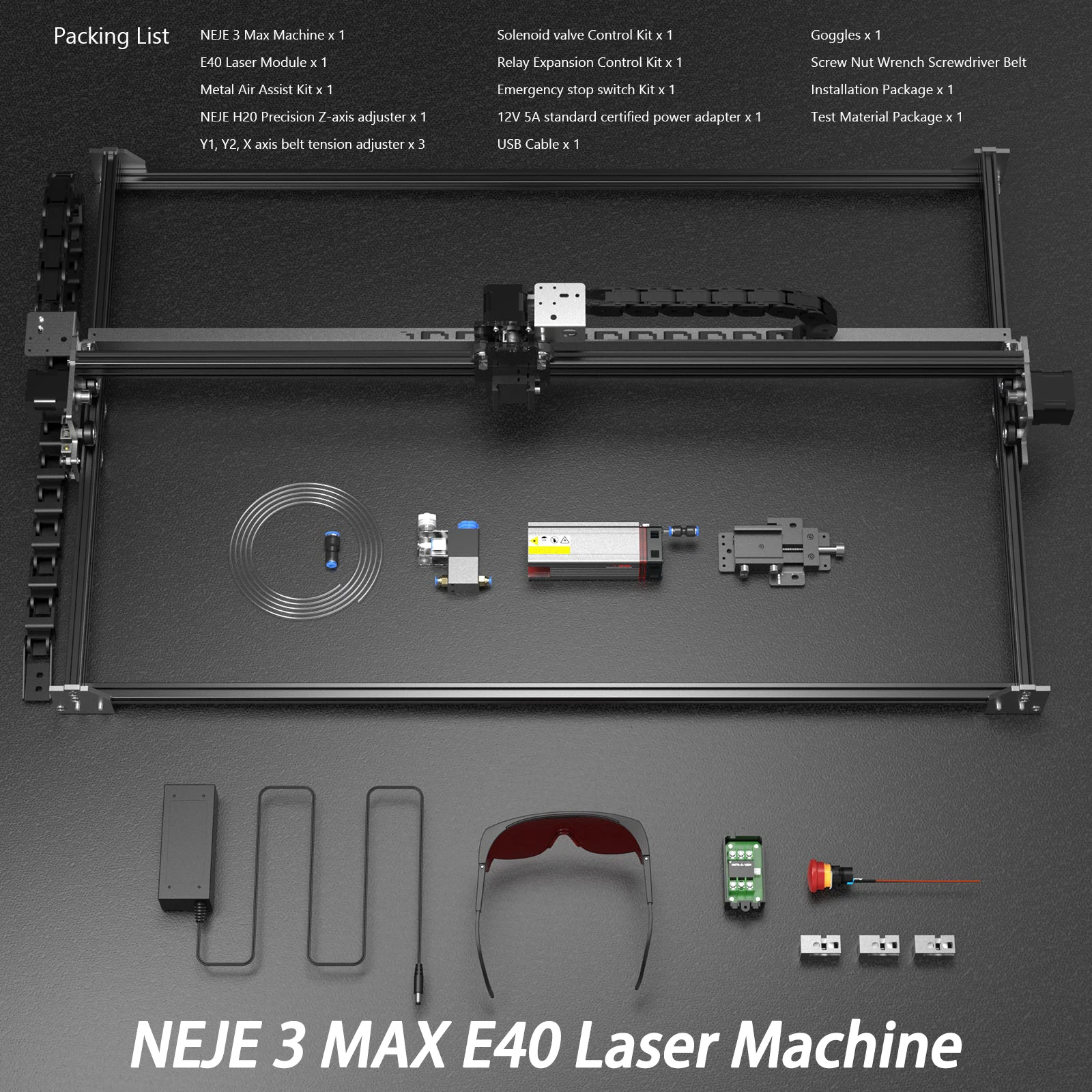 wood saw machine NEJE 3 Max A40640 CNC Desktop Wireless Laser Engraver Cutter Cutting Engraving Machine Router Lightburn GRBL App Control wood pellet maker Woodworking Machinery