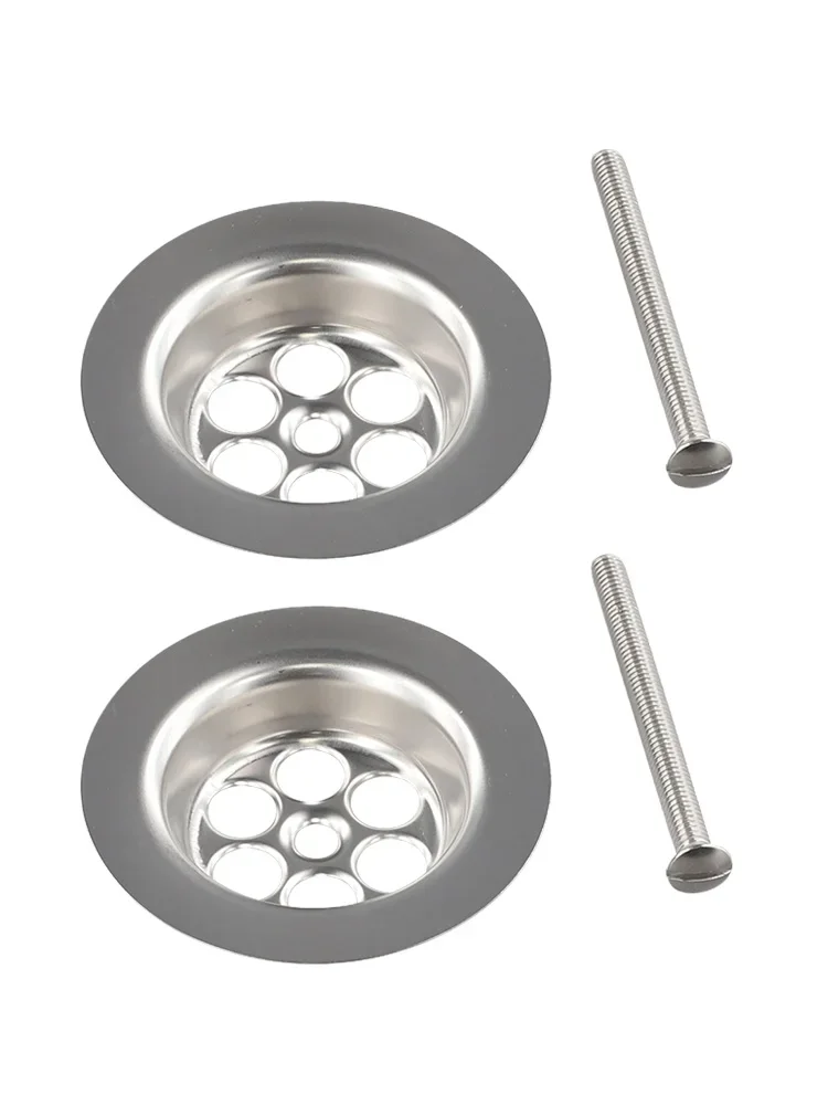 Stainless Steel Bath Plug Replace With Screw 70mm Kitchen Fixtures Leakproof Set Bath Plug Convenient Replacement drain plug