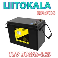 LiitoKala 12V 300Ah 200Ah LiFePO4 batterie 100Ah 120Ah 150Ah camping-cars étanche voiturette de Golf batterie tout-terrain hors réseau énergie solaire 6