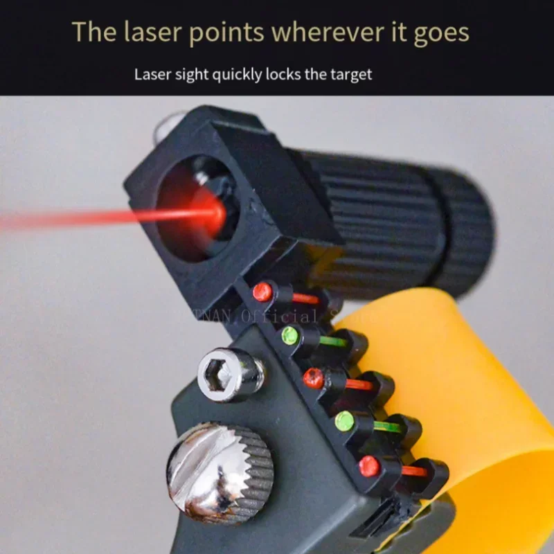 High Precision Hunting Laser Resin Slingshot with Rubber Band Outdoor Sports Shooting Accessories Catapult 5