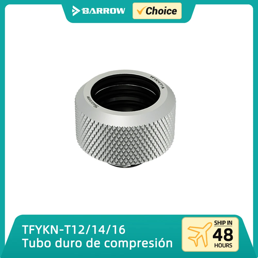 Barrow G1/4" Argento Raccordo A Compressione Per Tubi Rigidi 16mm - Foto 3