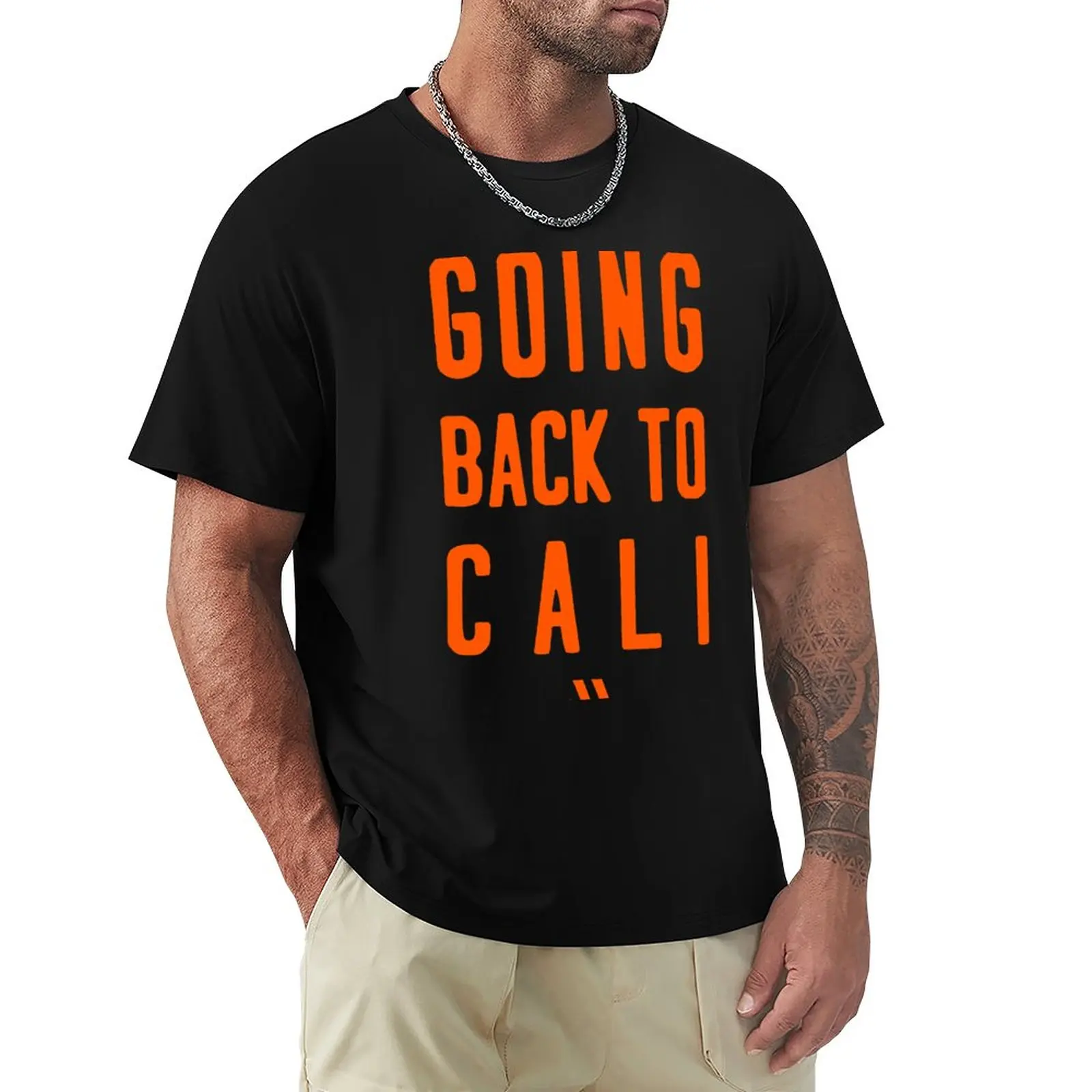 

GOING BACK TO CALI T-Shirt graphics t shirt new edition t shirt boys t shirts men workout shirt