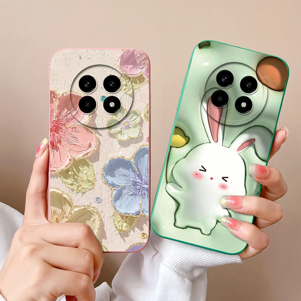 Fashion Aesthetic Style Soft Silicone Shockproof Protective Phone Case - Anti Slip Back Cover