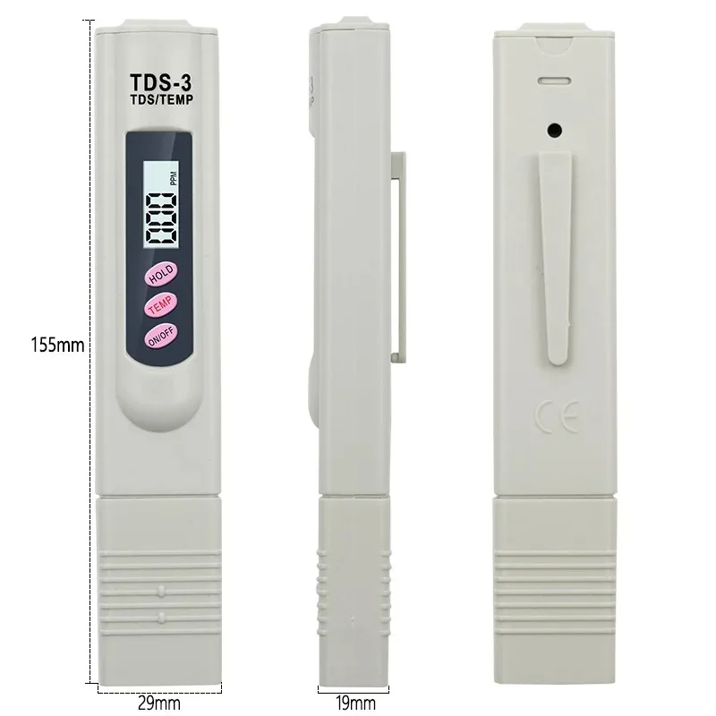 Portable LCD Digital TDS Water Quality Tester Water Testing Pen Filter Meter Measuring Tools Accessory For Aquarium Pool water quality detector water tester
