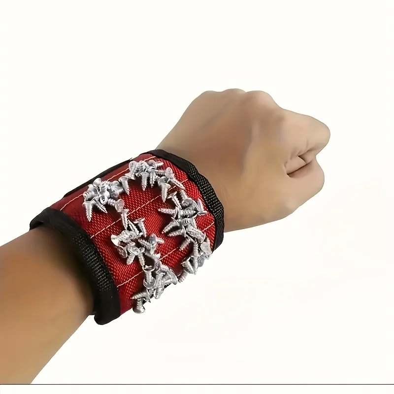 Magnetic Wristband with Super Strong Magnets and Adjustable Strap