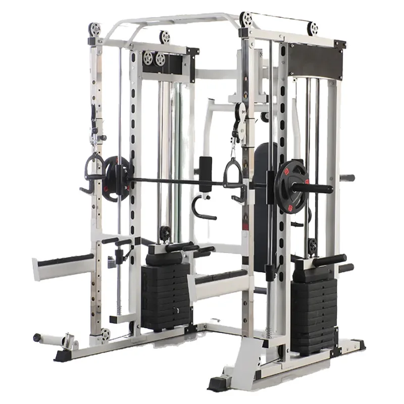Multi-Functional Barbell Rack Station 6