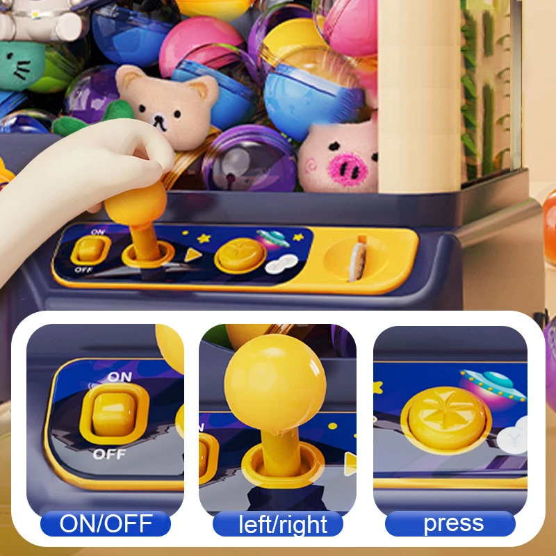 Doll Machine Coin Operated Play Game Claw Catch Toy Machines Dolls   Children's Toy Interactive Toys Birthday Gifts 인형뽑기 인형뽑기기계 4