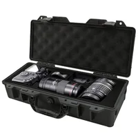 Durable Waterproof Mold-Proof & Shockproof Hard Carry Case Ideal for Cameras & Outdoor Gear Protective Travel Tool Box with Foam - Image 4