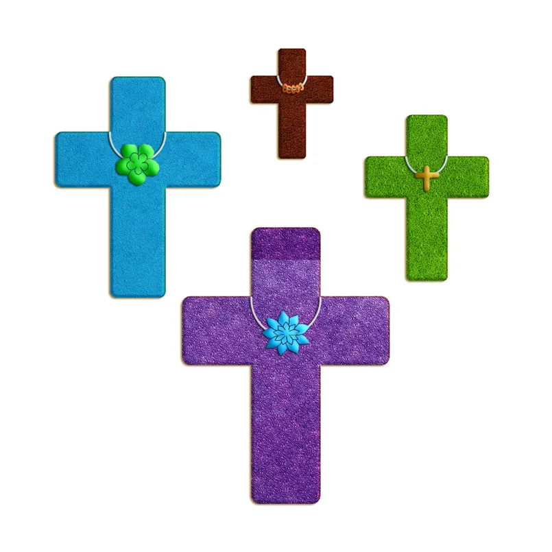 Description Picture 3 of itemFour Specifications Cartoon Gift Little Blessing,Small Cross,Plastic Molds,Cake Fondant Tools,Cookie Sushi and Fruits Cutters