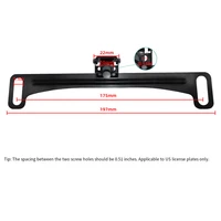 License Plate Holder License Plate Frame Rear View Camera Car License Plate Frame Rear View Camera High Quality - Image 2