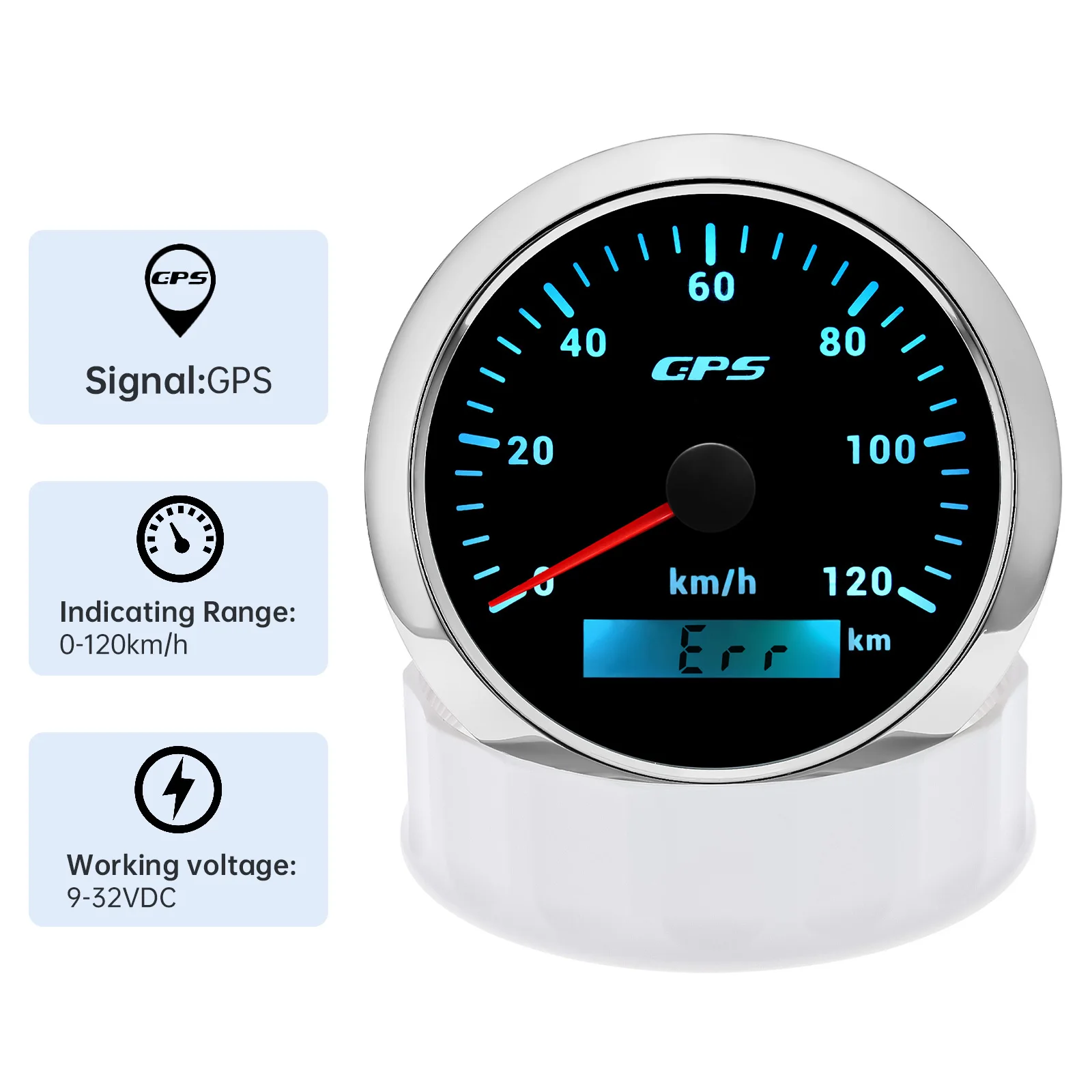 WKWPYCYUH 7 kleuren 8 5 mm GPS Snelheidsmeter 0-160 Mph Mijl WKWPYCYUH 7 kleuren 8 5 mm GPS Snelheidsmeter 0-160 Mph Mijl
