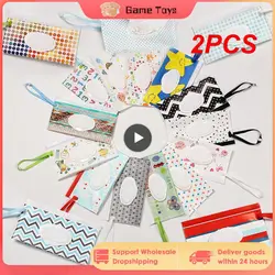 2PCS Snap Strap Portable Baby Wet Wipes Box Wipes Container Eco-friendly Easy-carry Clamshell Cosmetic Cleaning Wipes Cases