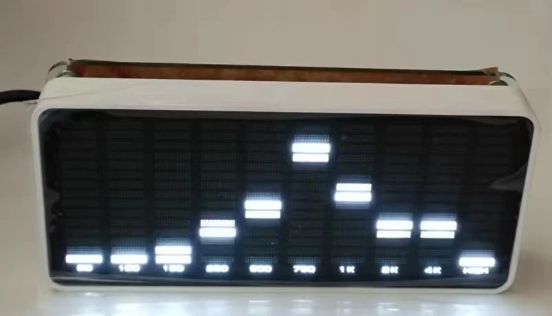 LINK1 AK1016 LED indicator Audio Music spectrum VU Meter Stereo Amplifier Board Adjustable light Speed audio spectrum indicator