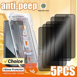 Premium Privacy Screen Protector - Ultra Clear, Anti - Spy Glass Film - Galaxy A71 5G