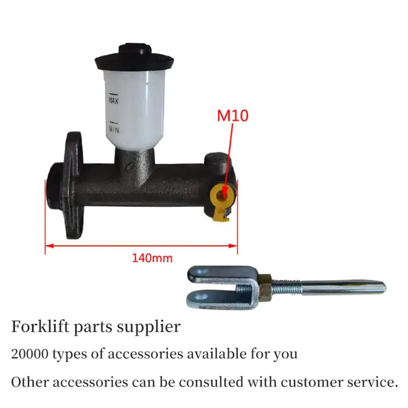 

Forklift Accessories Brake Master Cylinder Hydraulic 25595-40302A Suitable for HELI 1-3 tons K30