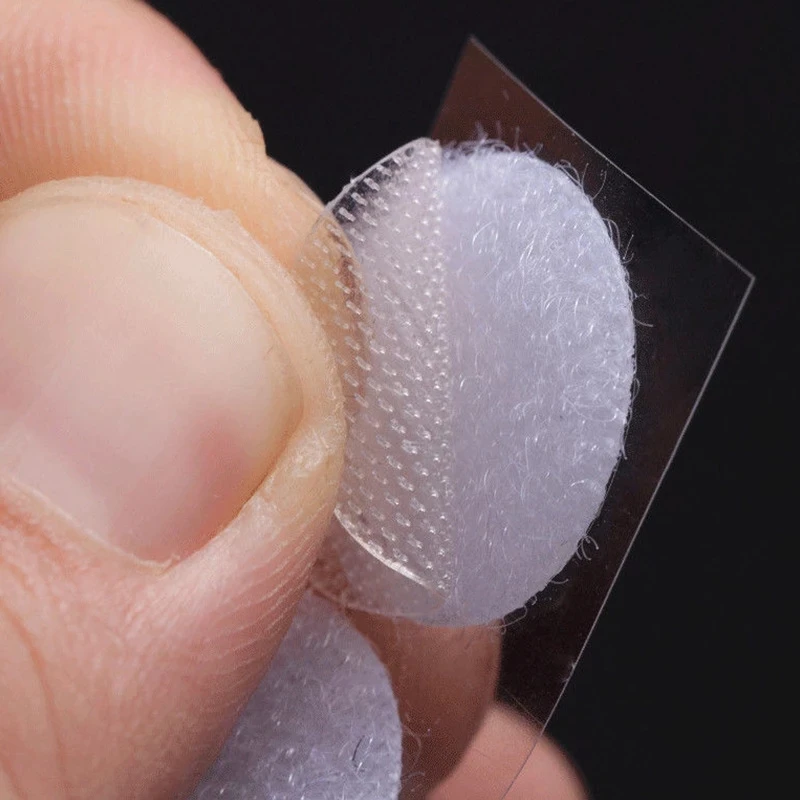 Description Picture 5 of item500/1000pair Dots Adhesive Fastener Tape 10/15/20mm Disc Dot Sticker Adhesive Strong Glue Magic Sticker Round Coins Hook Loop