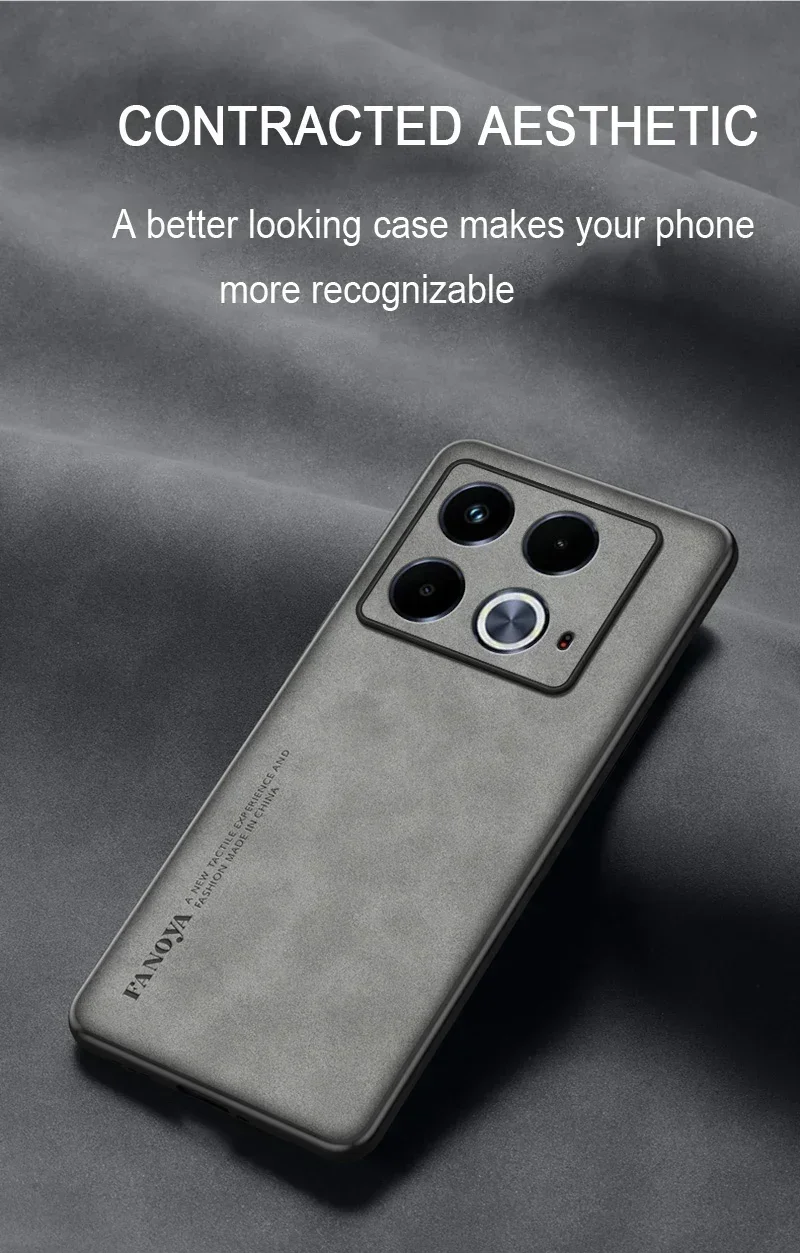 Luxury Leather Anti-Drop & Anti-Slip Protective Case Cover