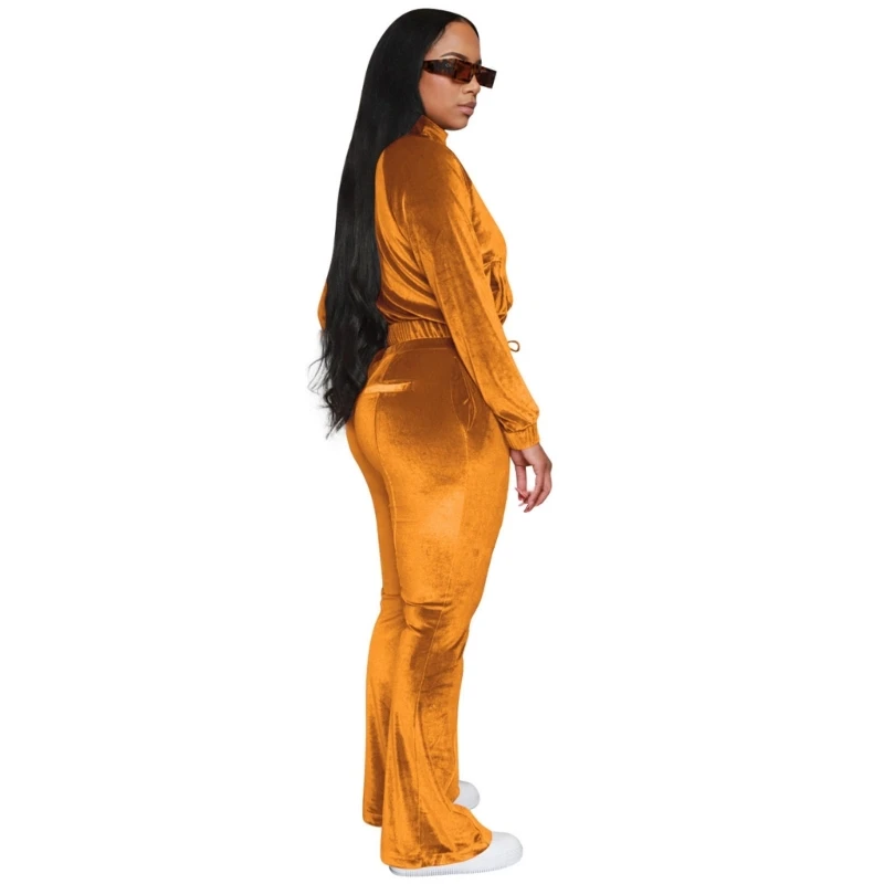 Womens Tracksuits 2 Piece Outfits Zipper Sweatshirt and Sweatpants