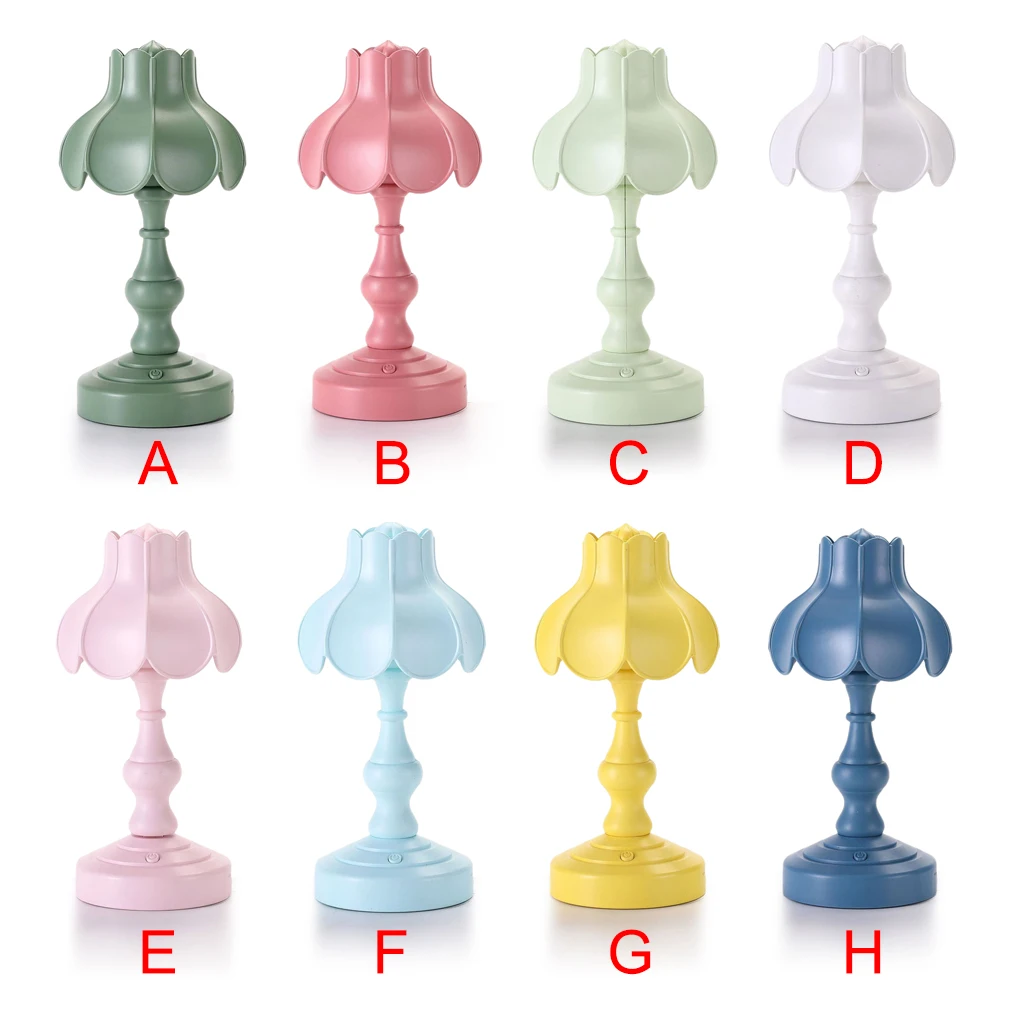 

Table Lights Flower Shape Decoration LED Night Lamp Rechargeable Lighting