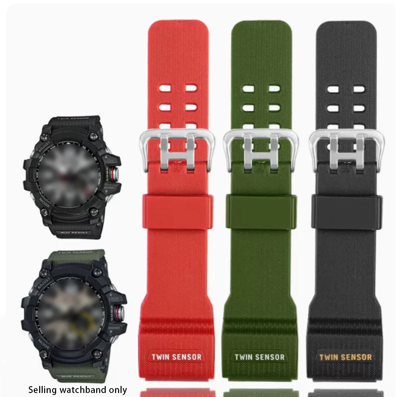 Cinturino In Gomma Siliconica Per Casioak G-Shock Little/Small Mud King Gg-1000 Gwg-100 Gsg-100 Cinturino Sportivo Impermeabile