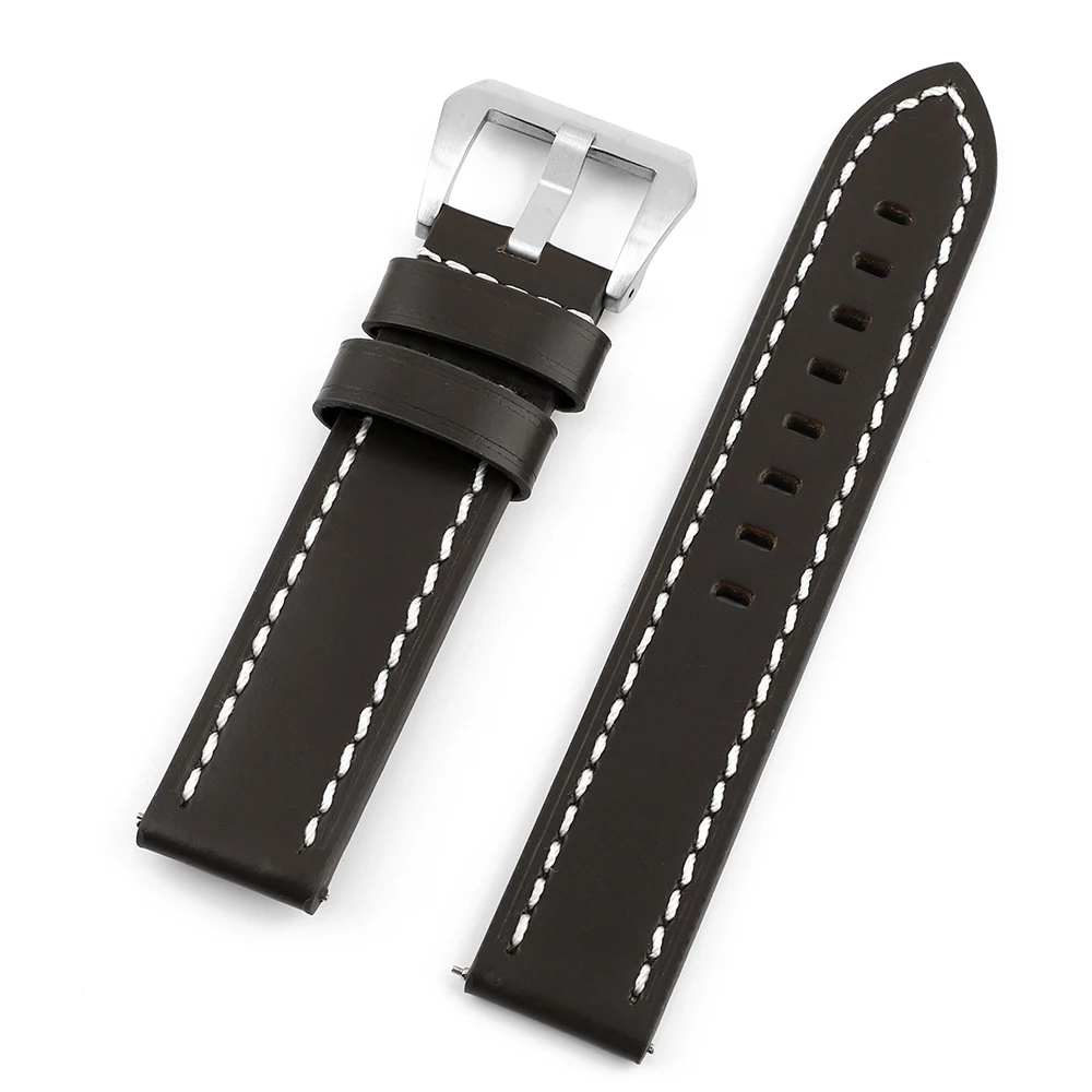Hand-Stitched Quick Release 20mm Watch Strap – Premium Handmade Wristband Accessory