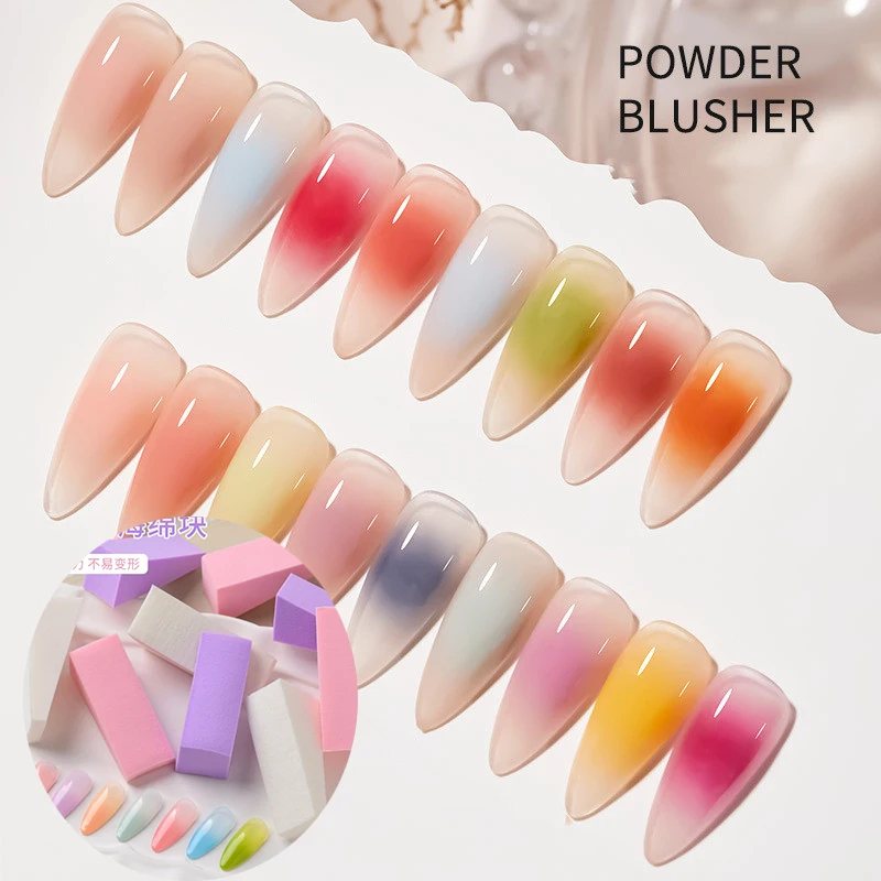 

80pc Nail Pat Gel Triangle Sponge For Nail Gradual Change Ombre Color UV Polish Memory Sponge Non-Deformation Nail Art Tool Puff
