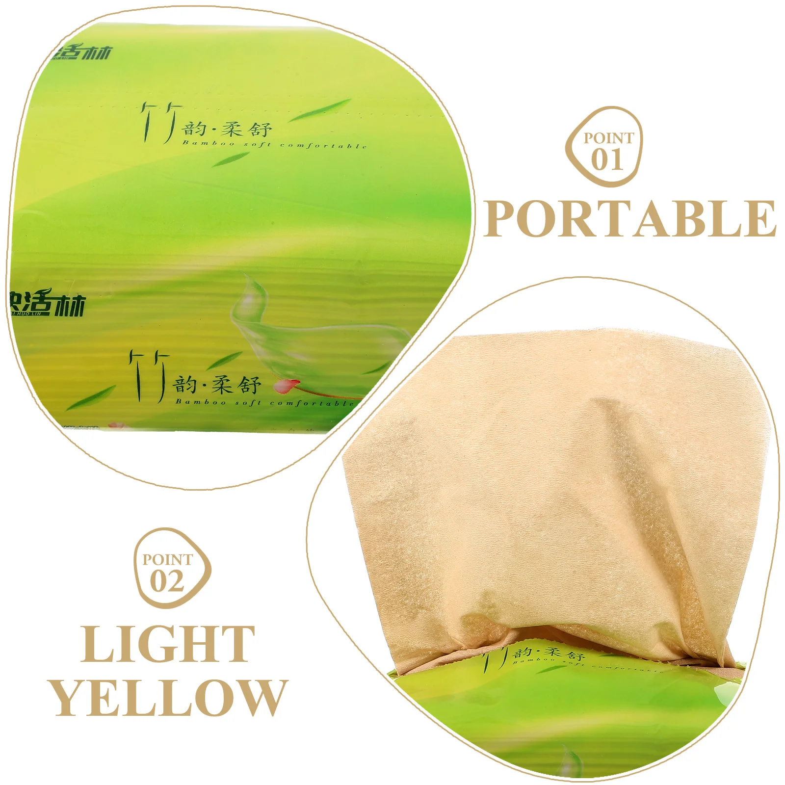 10 Packs Paper Extraction Pumping Home Accessories Type Papers Practical Napkin Pulp Household