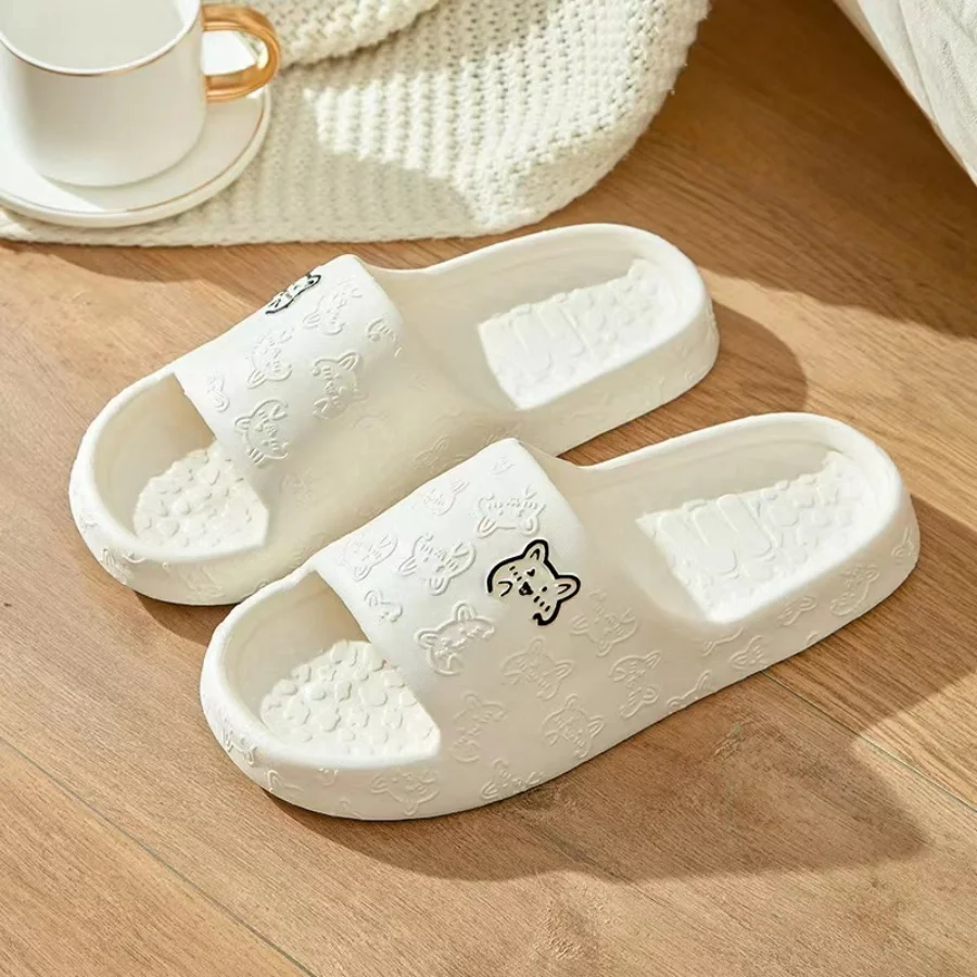 Slippers Sandals Shoes Women Summer EVA Indoor Home Bath Non Slip Soft Wide Comfort Couple Unisex Outdoor Beach Flip Flops Men Slides
