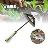 All Steel Hardened Hollow Hoe Weeding Handheld Rake Hardened Planting Tool Vegetable Farm Garden Agriculture Weeding Garden Hoe 2