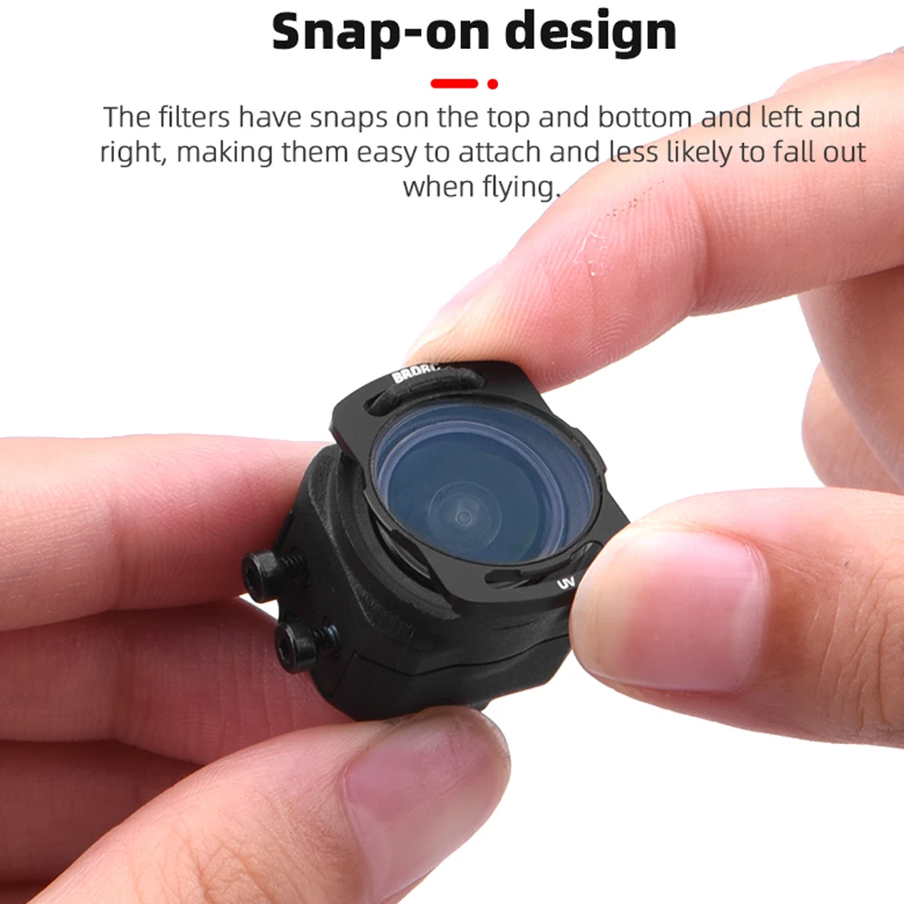 BRDRC Filters For DJI O3 Air Unit UV CPL ND 8/16/32/64 CPL Polarizer Camera Lens Optical Glass For Avata Drone Racing Accessory uv filter camera lens filter circular polarizing filter variable nd filter drone magnetic filters photography filter prism lens filter color filter pinhole lens filter