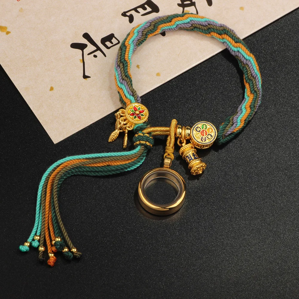 Handcrafted Protection And Blessing Bracelet, Traditional Asian Culture With Healing Energy