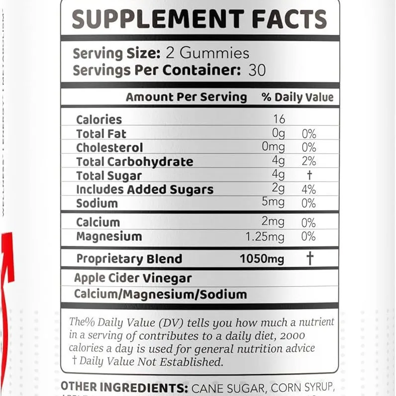 Acv Vital Surge Gummies Formulated With Vitamin B12 & Folic Acid Help Men Maintain Strength, Endurance, And Vitality