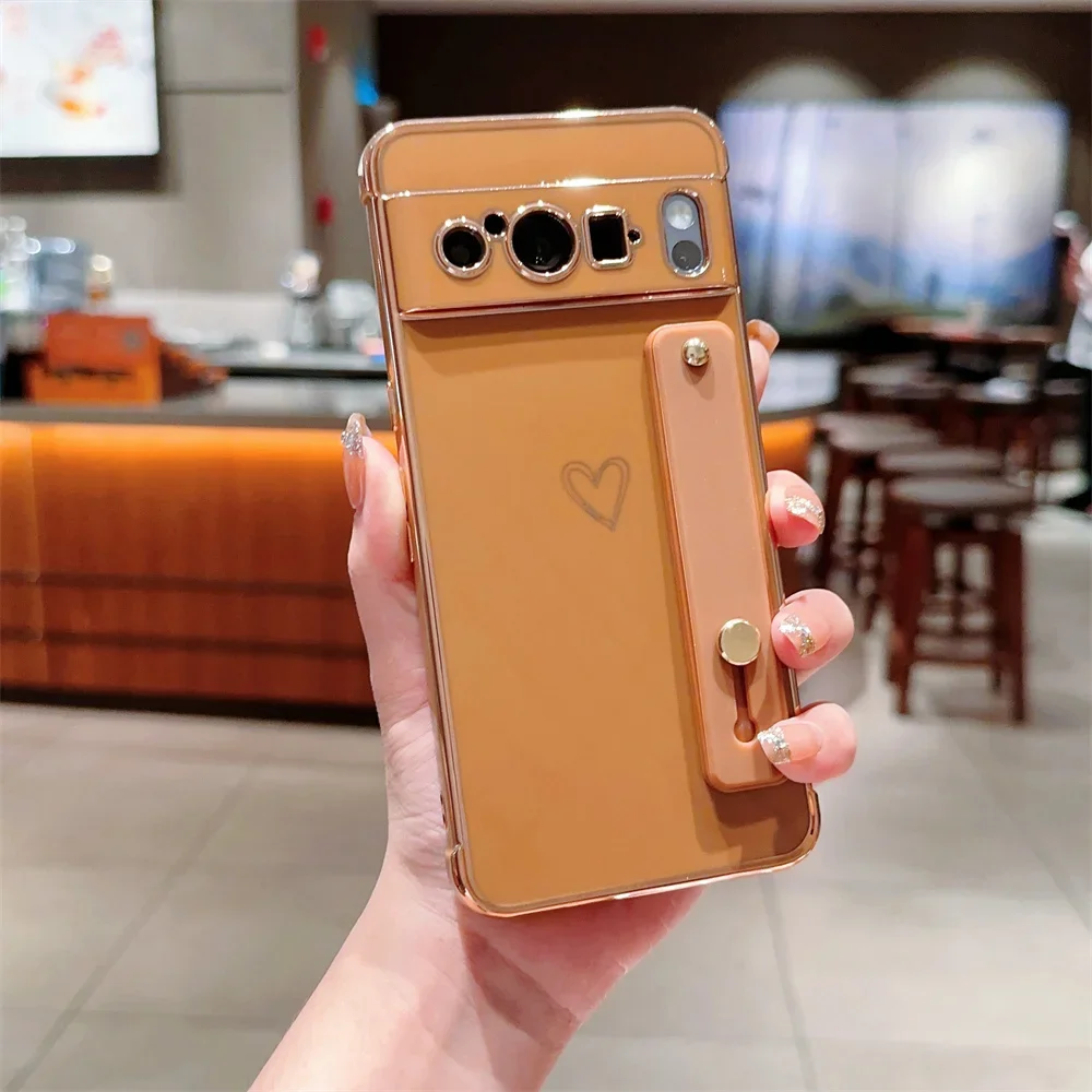 Charming Love Heart Shockproof Case with Stand Holder and Airbag Cushioning