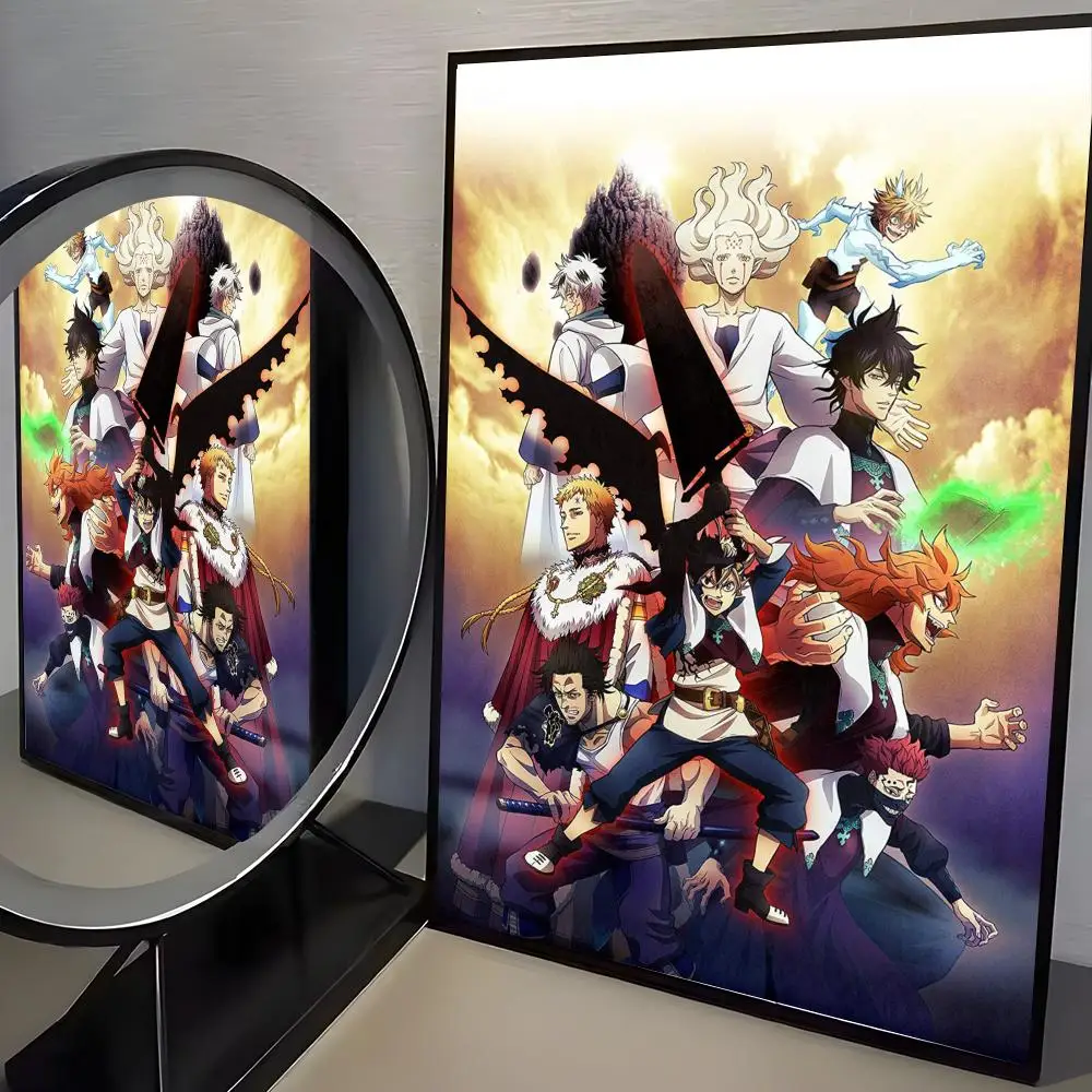 Waterproof HD Anime Art Poster - Self-Adhesive Fade-Resistant Wall Decor