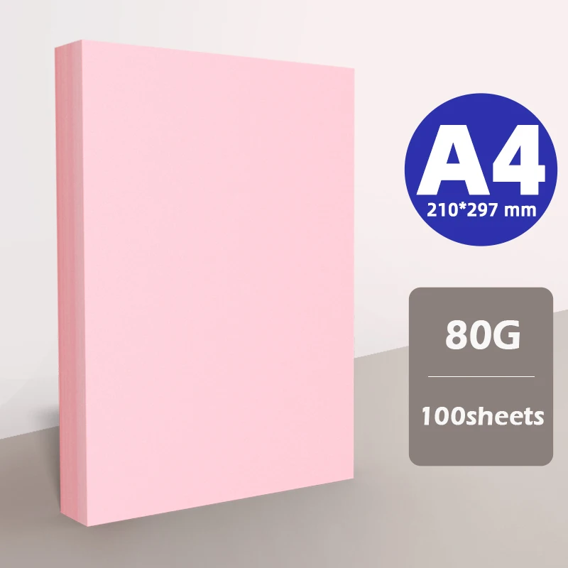 180g Pink/Blue Colored Paper Special Paper Color Copy Paper Office Supplies  School Stationery Children's Origami - China Color Paper, Cardboard