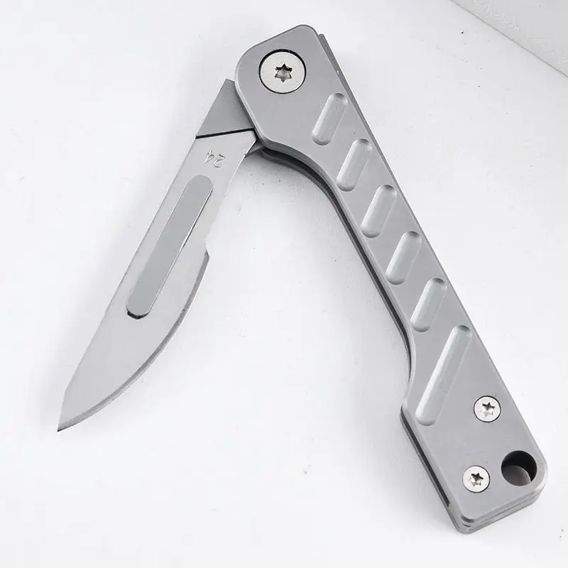 새로운 EDC 아트 나이프 접이식 나이프 열쇠고리 미니 휴대용 분리형 익스프레스 배송 분리형 다기능 아웃도어 나이프