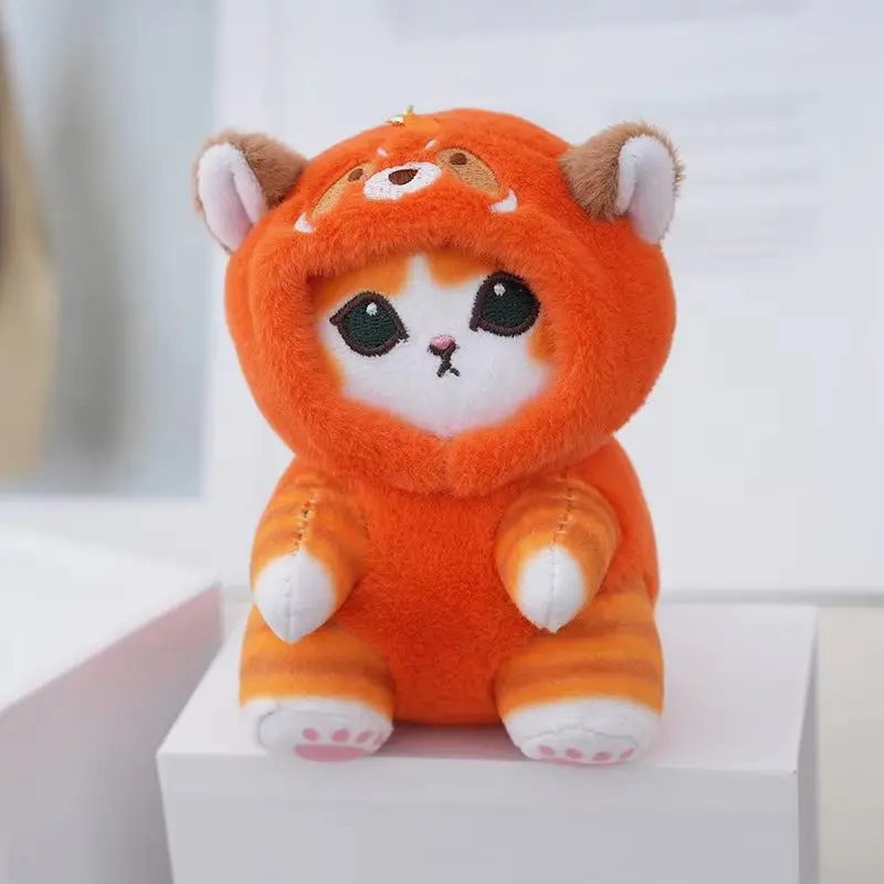 Anime Plush Keychain 12cm Mofusand Pendant Bag Cartoon Raccoon Squirrel Panda For Sofa Ornaments Gift