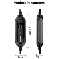 EVESLink Type 2 Portable EV Charger 3.5KW  16A  Fast Charging 1Phase Electric Vehicle WallBox  5M Cable for EV Car 6