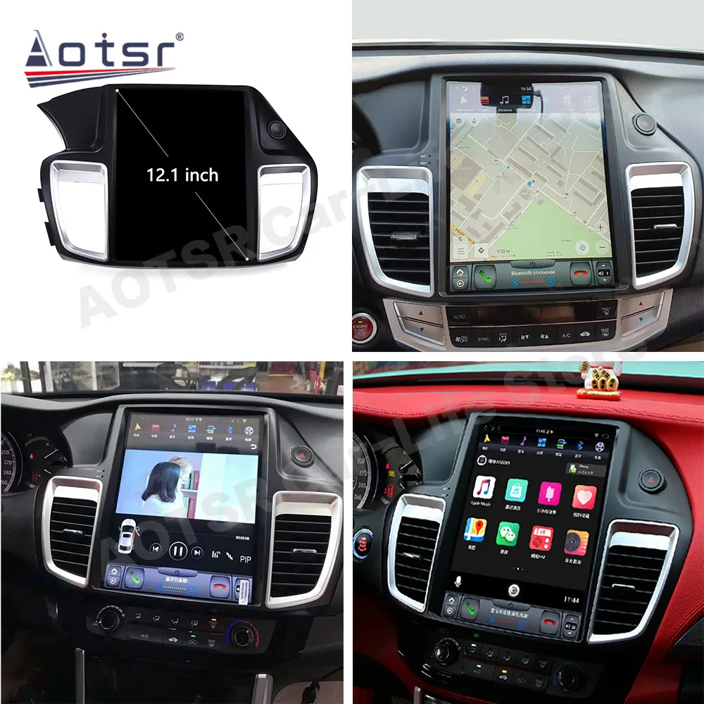 

8+256G Tesa- Screen Multimedia Stereo Android11 Player For Honda Accord 9 2012 2013 2014 2015 2016 2017 GPS Navi Radio Head Unit