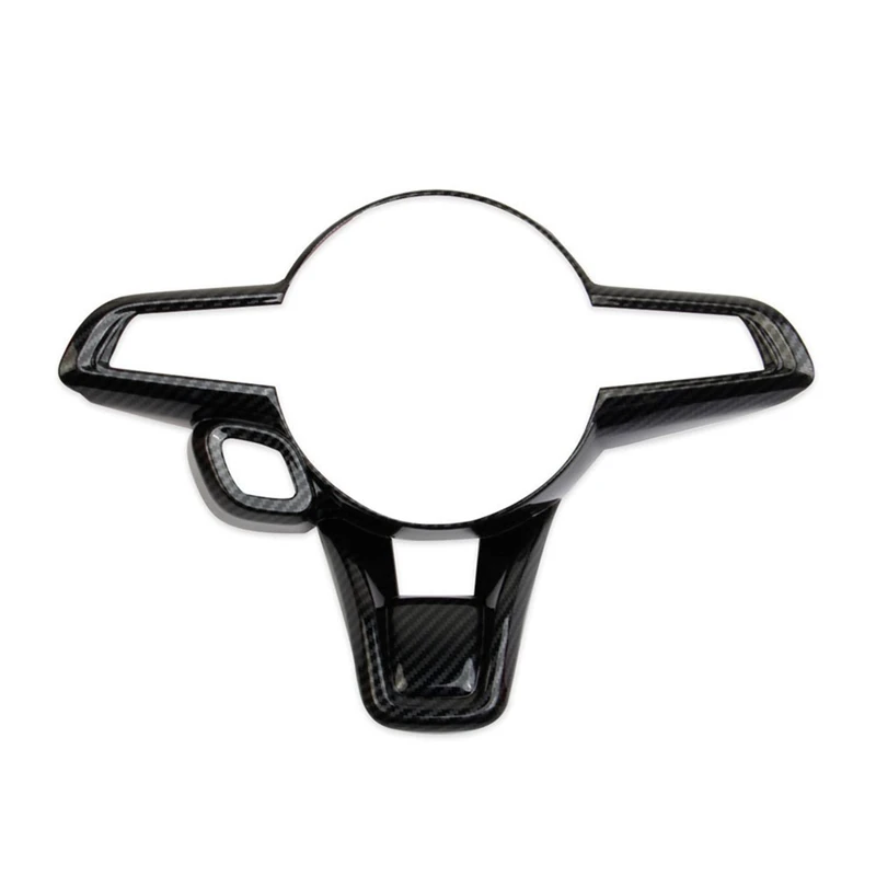 

For Dodge Hornet 2023 2024 Car Steering Wheel Trim Decoration Cover Interior Accessories ,ABS Carbon Fiber