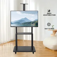 Универсальная напольная вращающаяся подставка для телевизора 32-70 дюймов, регулируемая высота, автомобильный телевизор, простой современный бытовой кронштейн