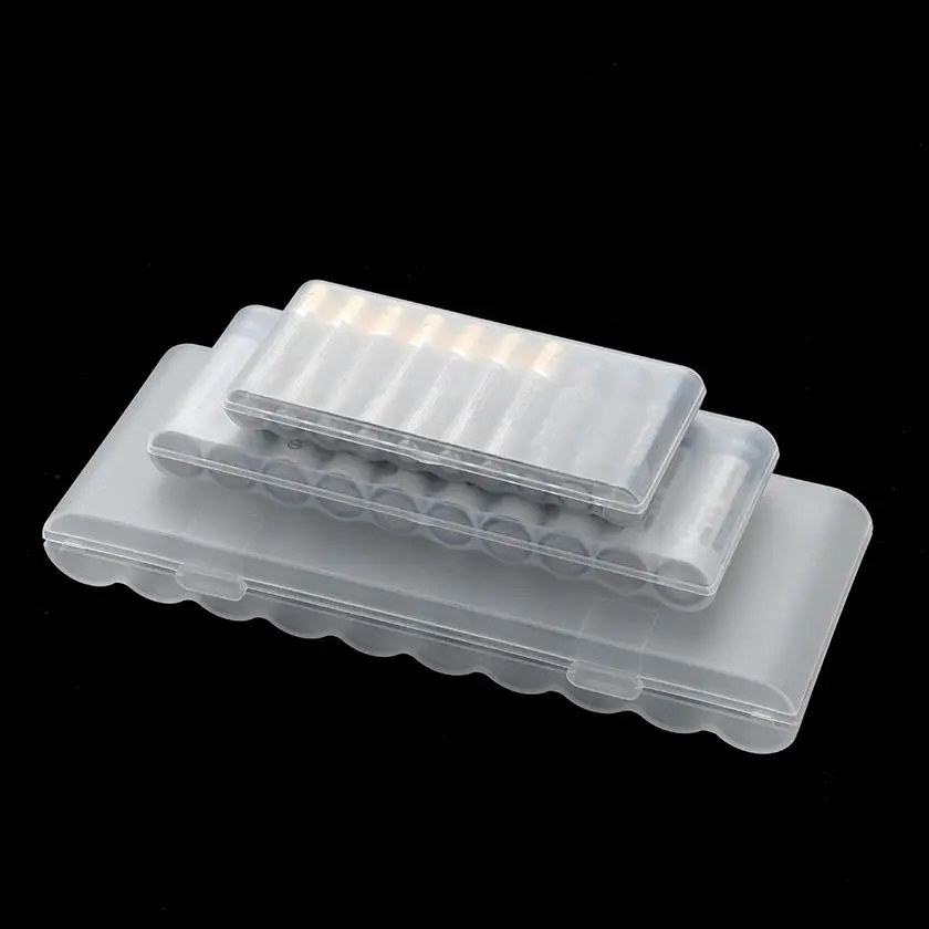 10 Slot Battery Storage Box Clear Hard Plastic Container Holder Case Waterproof Organizer For AAA/AA/18650,battery storage box,battery case,battery holder,battery box
