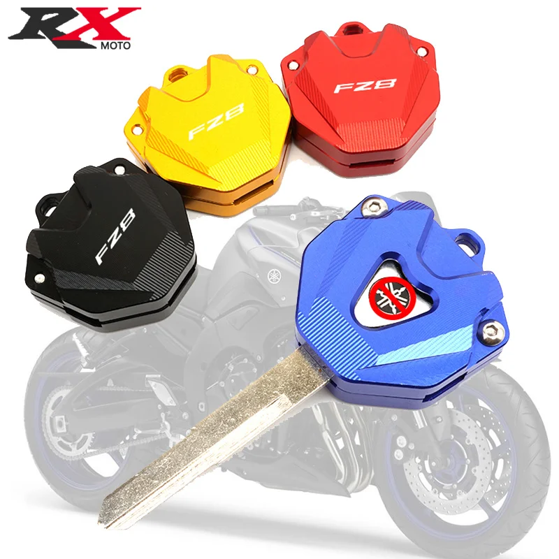 2023 Nuovo Con Logo Custodia Per Chiave Moto Shell Ricamo Badge Portachiavi Per Yamaha Fz8 Fz-8 Fz 8 Universale Tutto L'Anno