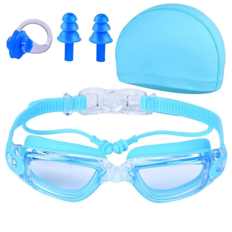Adult Swimming Goggles Swimming Goggles Waterproof Fog-Proof High-Definition Equipment Cap Suit