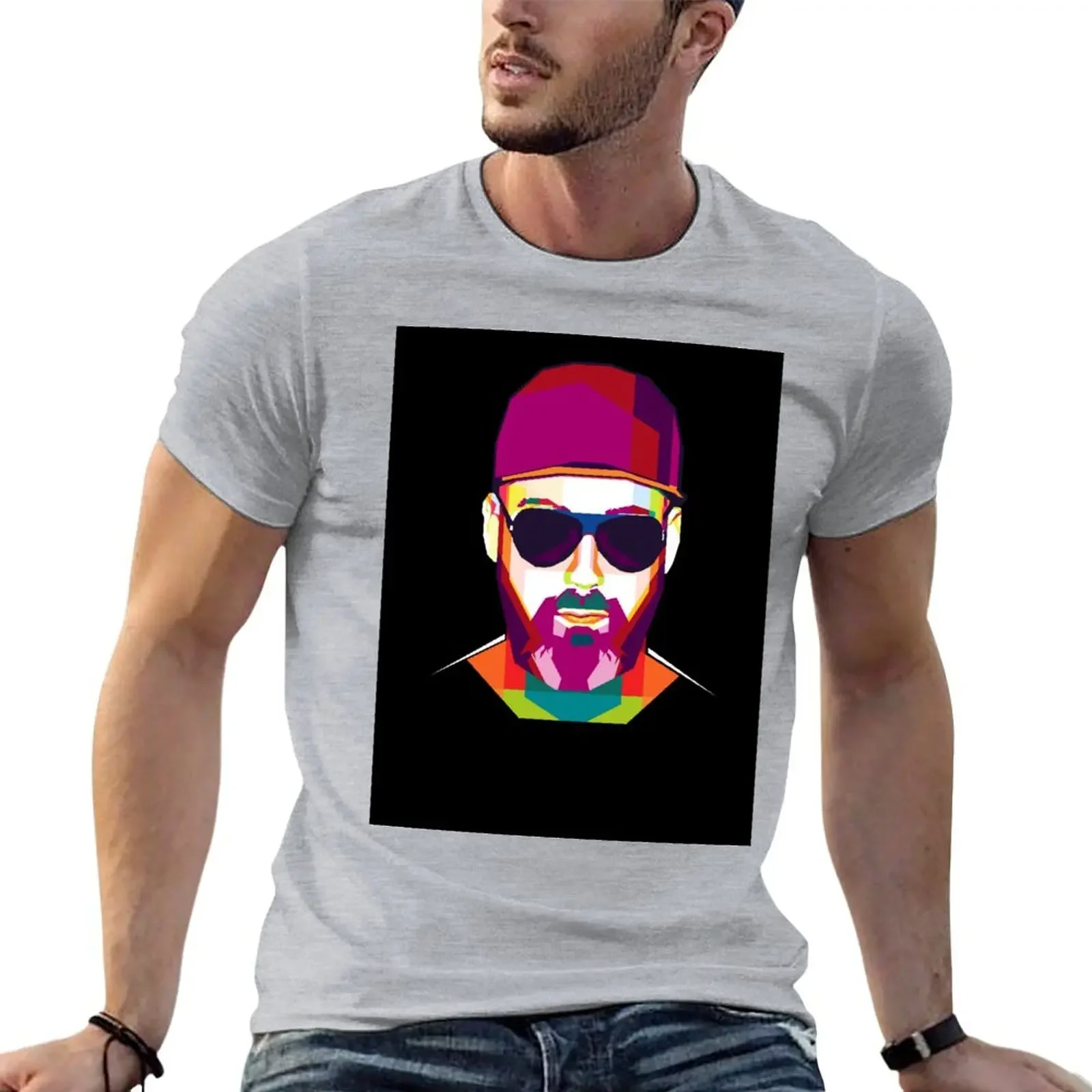 

Sido wpap T-shirt animal prinfor boys tees anime clothes fruit of the loom mens t shirts