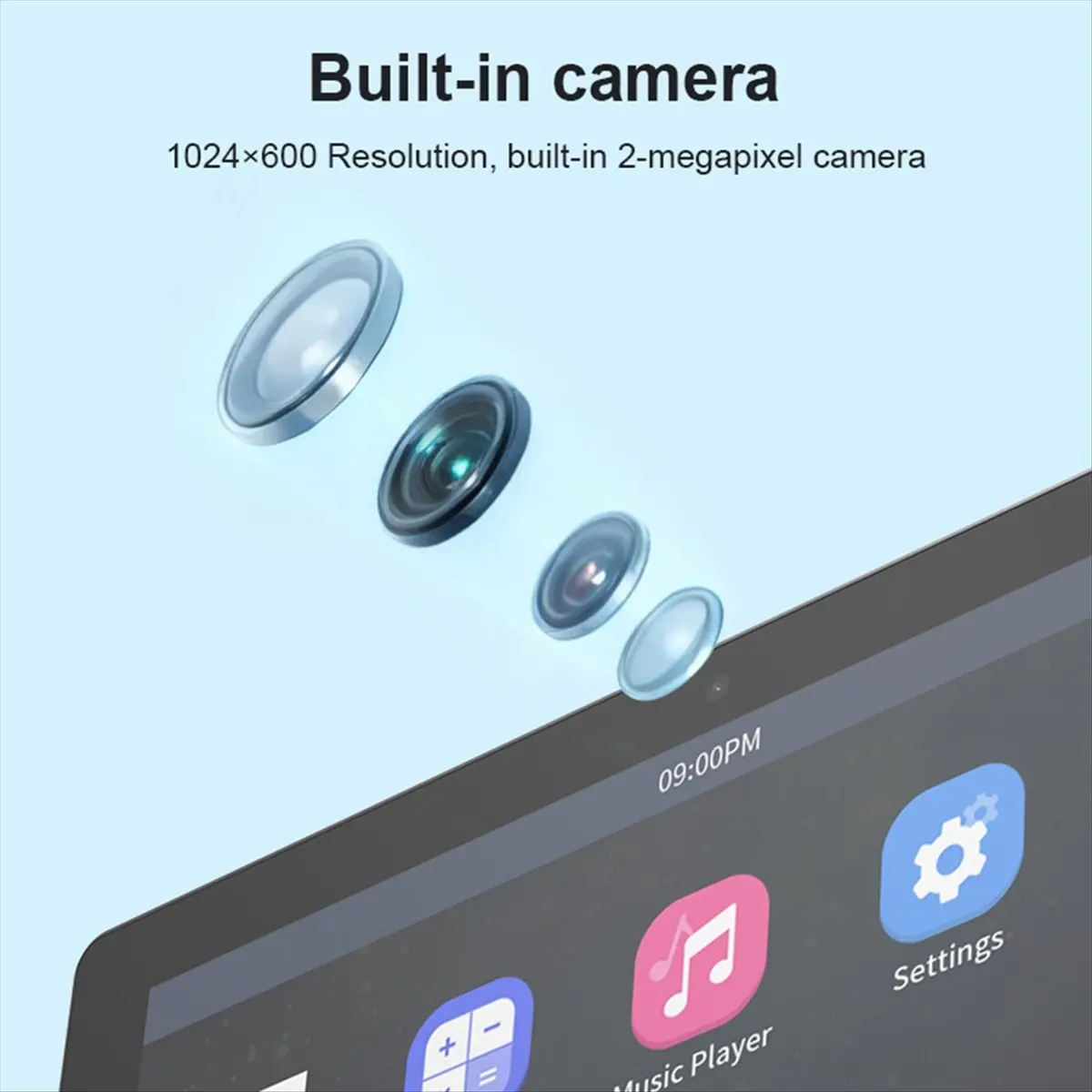 A10R 7인치 1024 X 600 IPS 정전식 터치 ESP32P4 개발 보드 ESP32-C6 개발 보드 (하우징 및 카메라 포함)