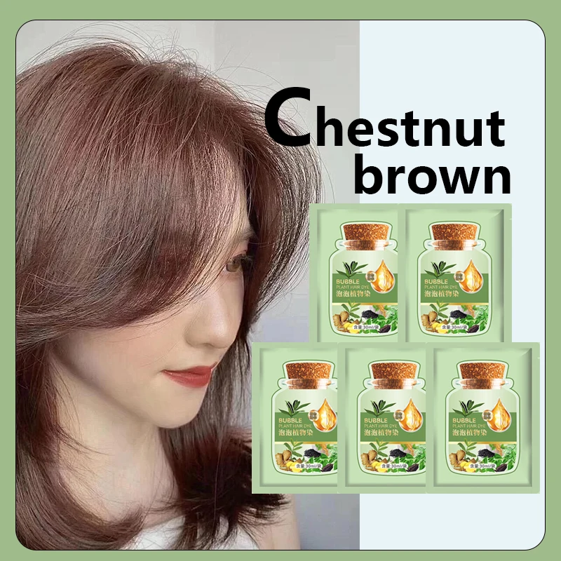 chestnut brown 5pcs