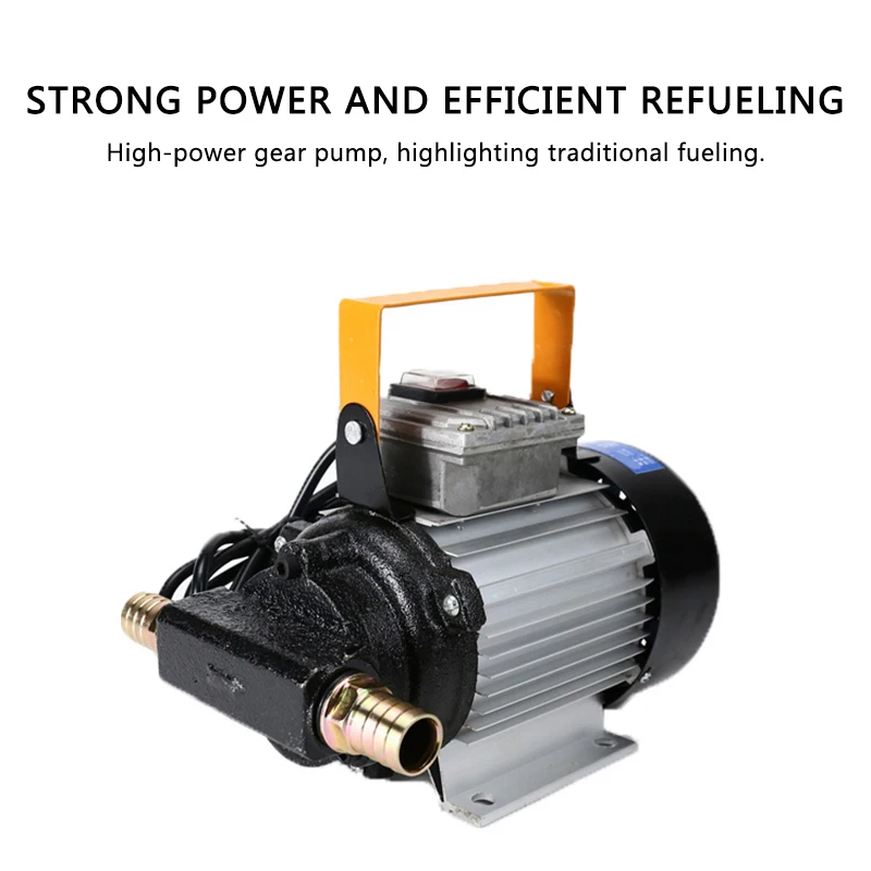 

220V 750W Electrical Self-priming Gear Oil/diesel Oil Transport Pump Oil Filling Machine 50-70L Hydraulic Oil Pumping Pump