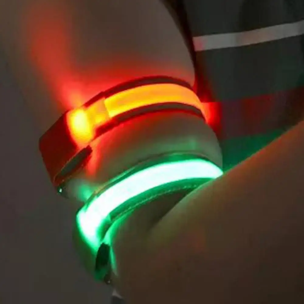 LED Reflective Arm Bands Safety Warning Lamp